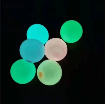 Glow-in-the-Dark Sticky Ball Toy