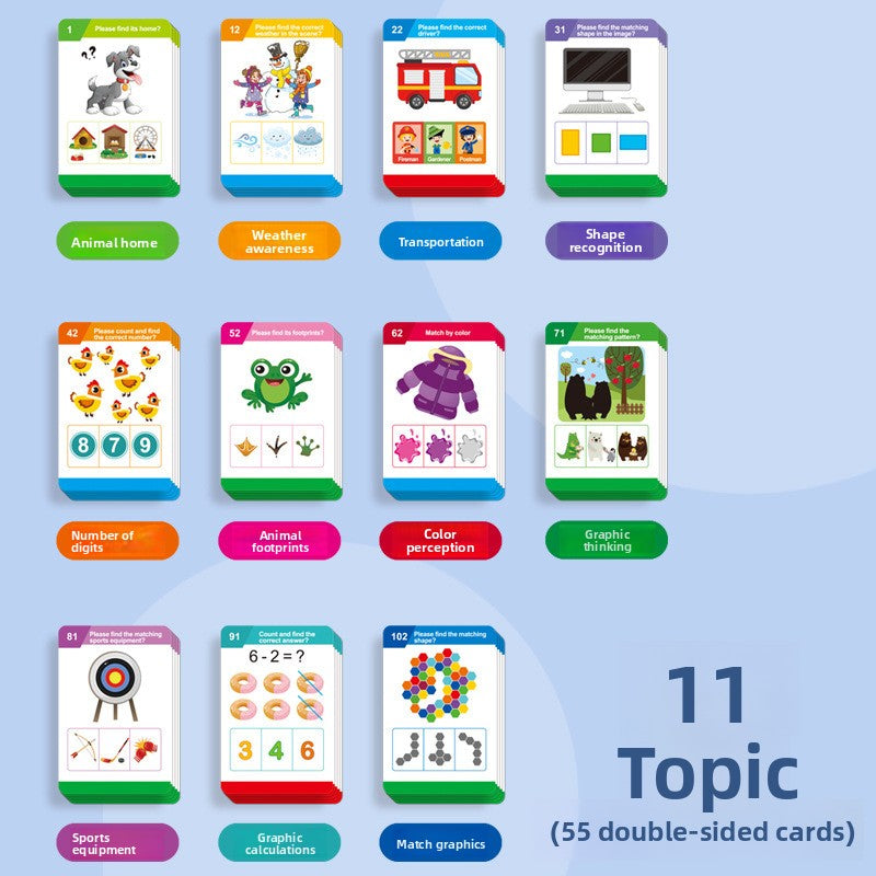 Talk & Learn Interactive Flash Card Reader | Montessori Learning Toy