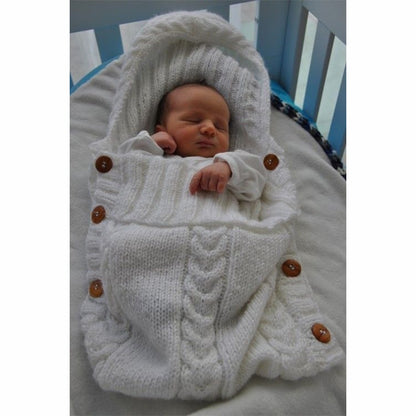 Infant Baby Tassel Hooded Sleeping Bag Sweater