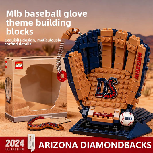 All-Star Baseball Stadium Building Block Set (800+ Pieces)