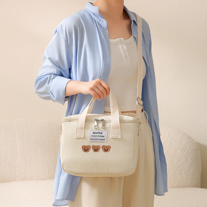 Multi-Use Insulated Canvas Organizer Bag