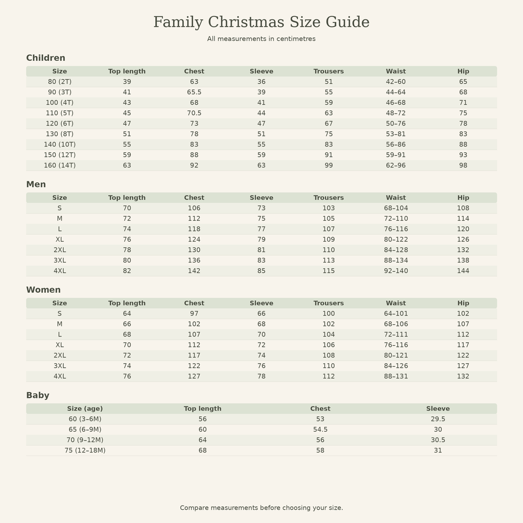 Santa's Cozy Family Pajama Set