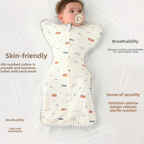 PureCotton Baby Swaddle Sleep Sack