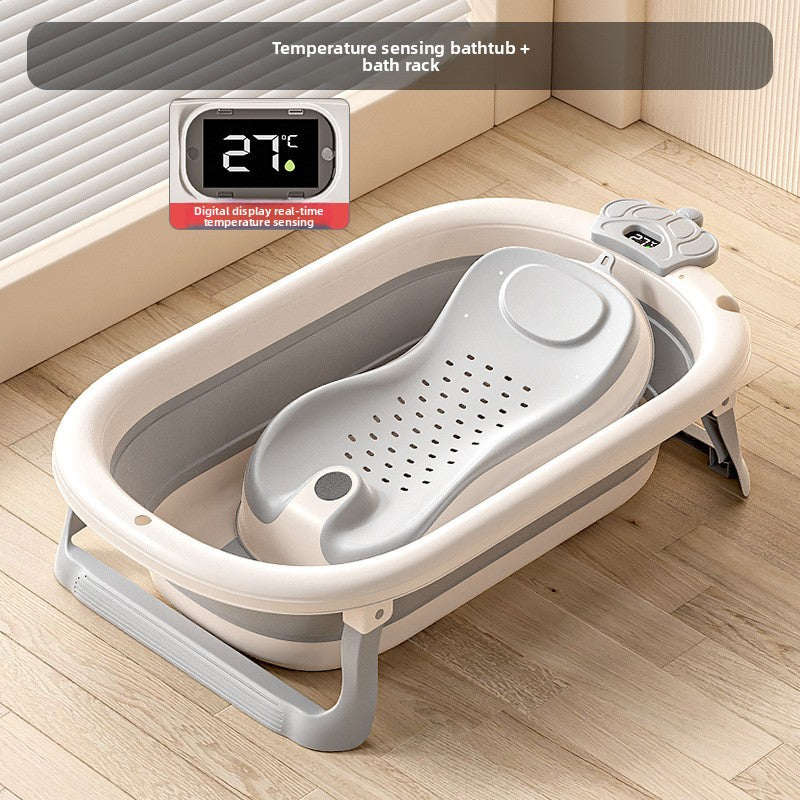 Foldable Baby Bathtub with Temperature Option