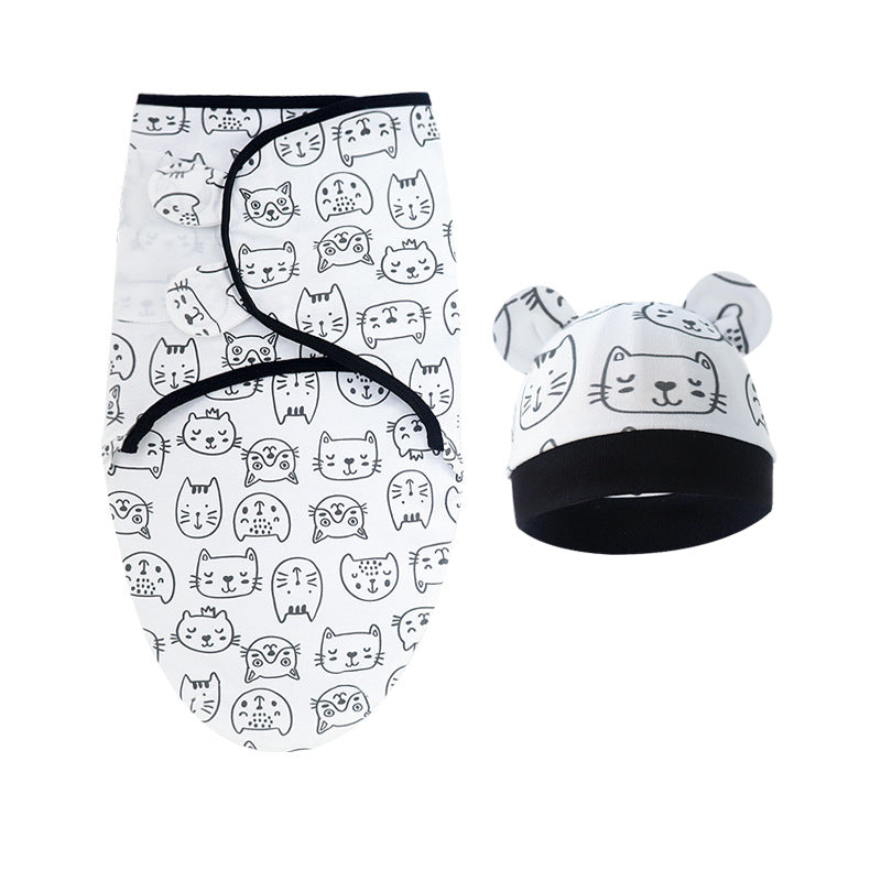 Baby Cotton Swaddle Wrap – Soft, Secure & All-Season Comfort