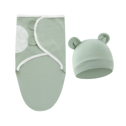 Baby Cotton Swaddle Wrap – Soft, Secure & All-Season Comfort