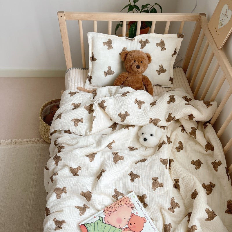 SnuggleBear Cotton Baby Quilt