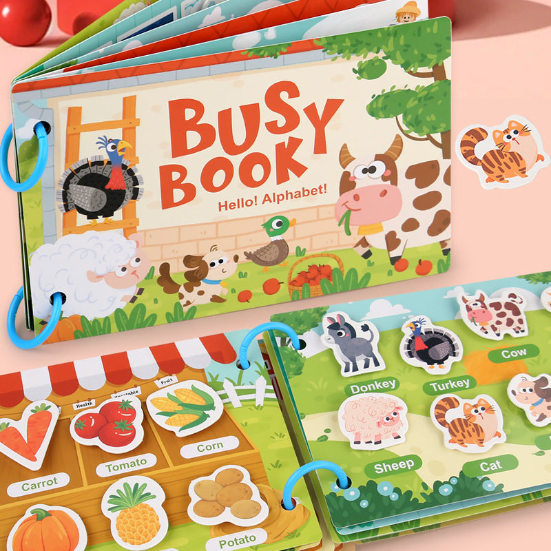 Reusable Alphabet & Number Busy Book