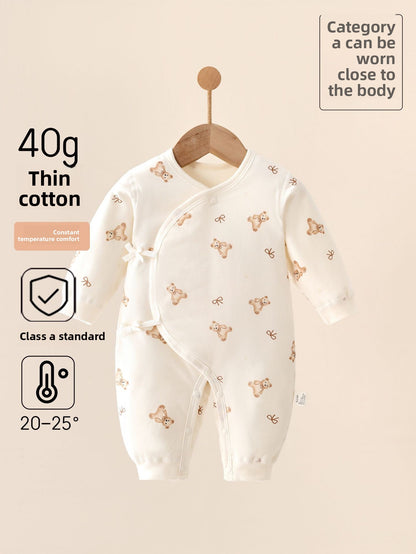 100% Cotton Baby Side-Snap Romper
