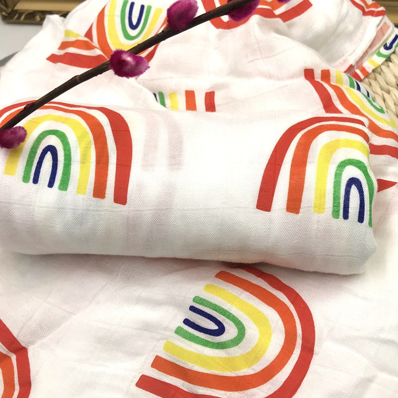 BambooHug Ultra-Soft Baby Muslin Swaddle Blanket