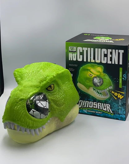 Realistic Velociraptor Dinosaur Mask with Sound