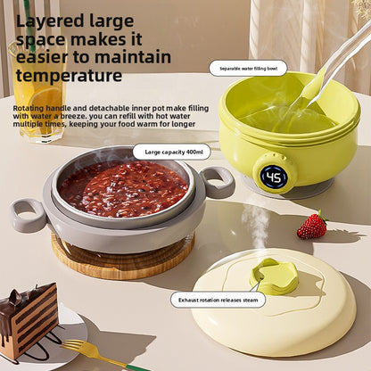 Insulated Baby Food Bowl with Temperature Display