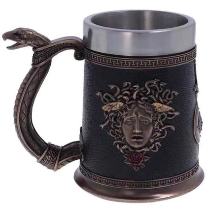Legendary Warrior Steel Tankard (600ml)