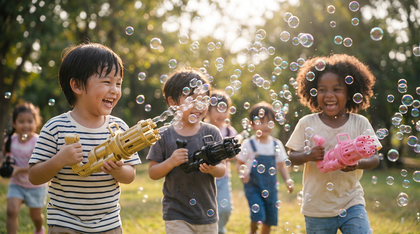 BubbleBlast Electric Bubble Gun