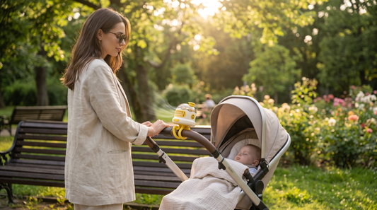 BreezeGuard Bladeless Stroller Fan