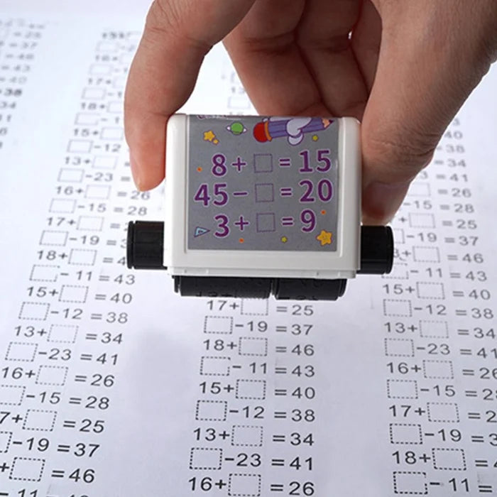 Roll & Learn Math Stamp Set