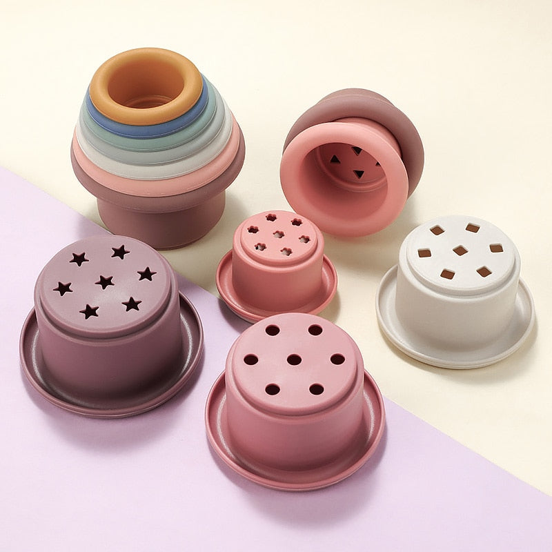 Stack & Sip Silicone Learning Set