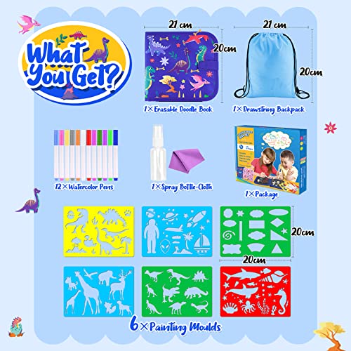 BrightMinds Magic Doodle Book