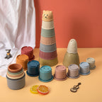 Stack & Sip Silicone Learning Set
