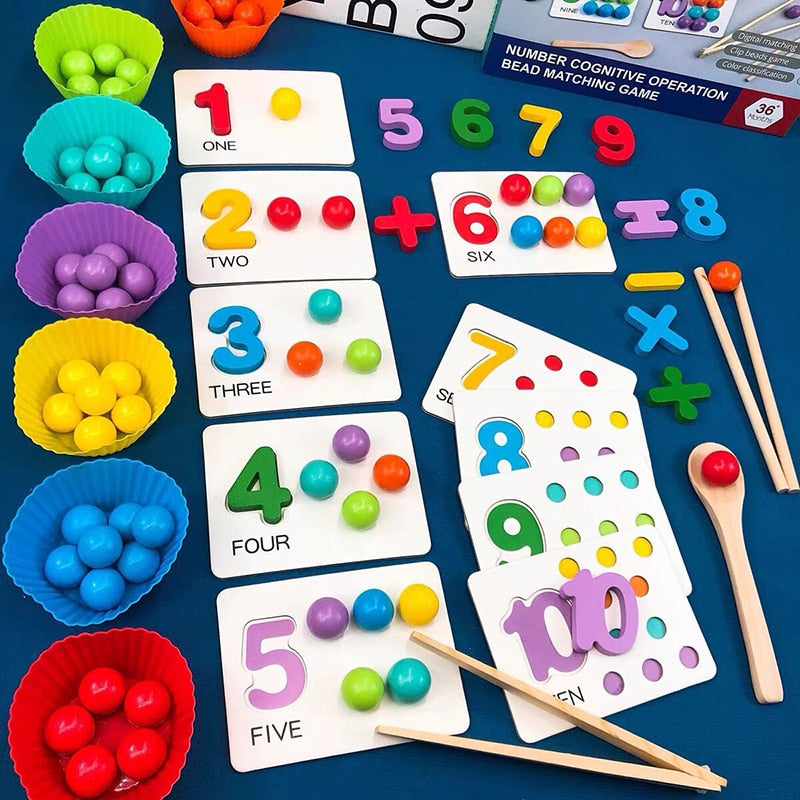 BrightMinds Clip & Count Learning Board