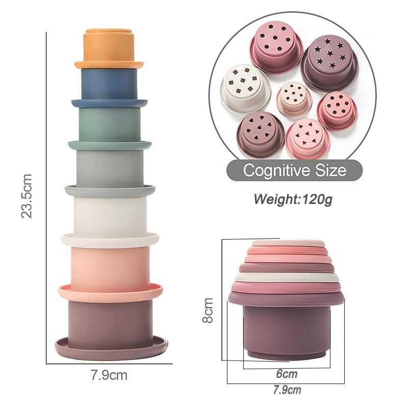 Stack & Sip Silicone Learning Set