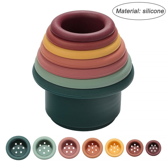 Stack & Sip Silicone Learning Set